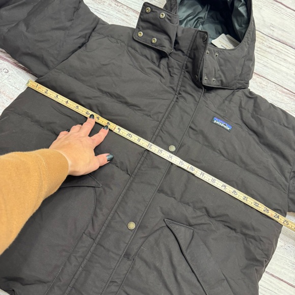 Patagonia Women’s Downdrift Jacket Black Puffy Coat Size XL NEW - Picture 7 of 10